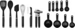 Black Kitchen Utensil and Gadget Set