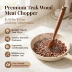 Teak Wood Meat Chopper