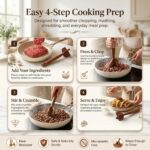 Teak Wood Meat Chopper
