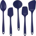 Navy Blue Silicone Utensil Set