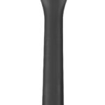 Black Silicone Wok Spatula with Wood Handle