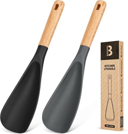 2-Pack Silicone Cooking Spoons
