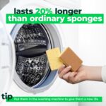 Natural Cellulose Kitchen Sponges - 12-Pack