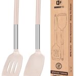 Khaki Silicone Turner Spatulas