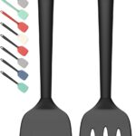 Black Silicone Spatula Turner Set