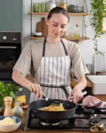 Black Silicone Pasta Utensil Set - 2-Pack