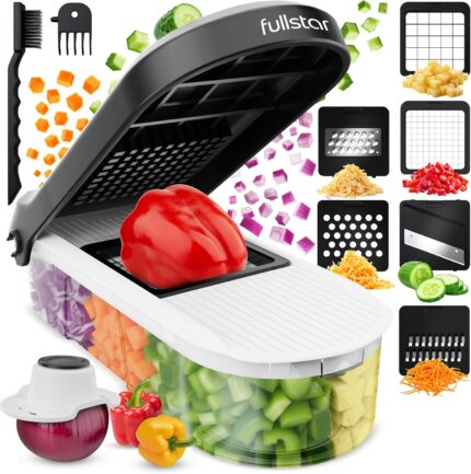 White Vegetable Chopper Slicer