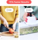White Vegetable Chopper Slicer