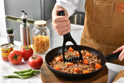 Black Nylon Potato Masher