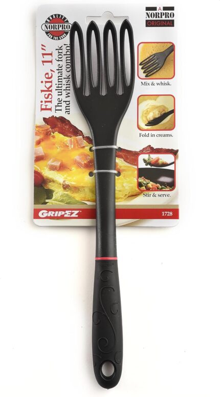 Black 11-inch Fork Whisk
