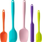 Multicolor Silicone Spatula Set - 5-Piece