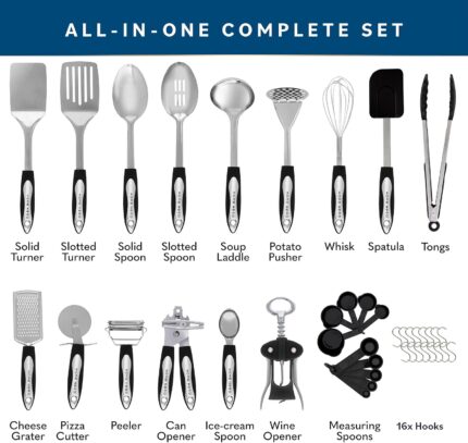 41-Piece Stainless Steel