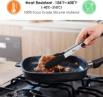 Stainless Steel Locking Tongs - 2-Piece with Silicone Tips