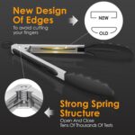 Stainless Steel Locking Tongs - 2-Piece with Silicone Tips