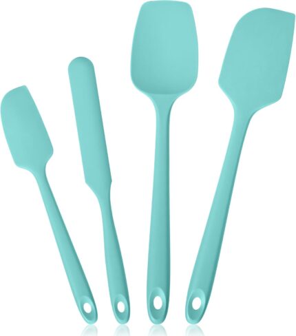 Aqua Sky Silicone Spatula Set - 4-Piece