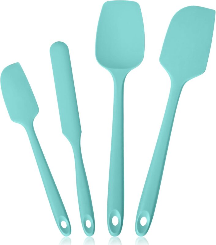 Aqua Sky Silicone Spatula Set - 4-Piece