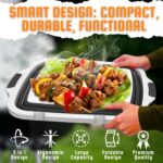 Collapsible BBQ Prep Tub with Meat Claws