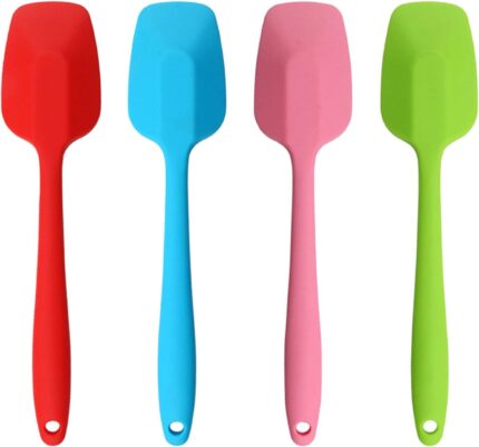 4-Piece Multicolor Silicone