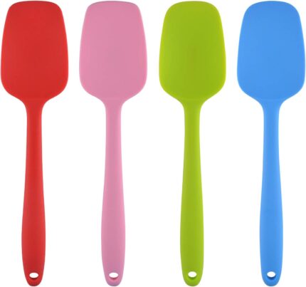4-Piece Multicolor Silicone