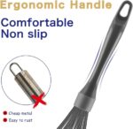 Gray Silicone Whisk - 12-Inch