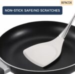 White Silicone Steel Utensil Set