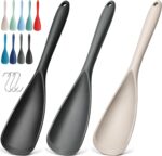 3-Piece Silicone Spoonula Set for Nonstick Cookware