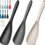 3-Piece Silicone Spoonula Set for Nonstick Cookware