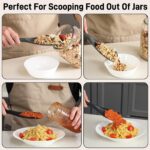 3-Piece Silicone Spoonula Set for Nonstick Cookware