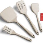 Khaki Silicone Spatula Set - 4-Piece