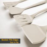 Khaki Silicone Spatula Set - 4-Piece