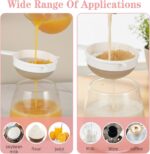 White Plastic Mesh Strainer Set - 3-Piece