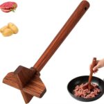 Wooden Ground Meat Masher
